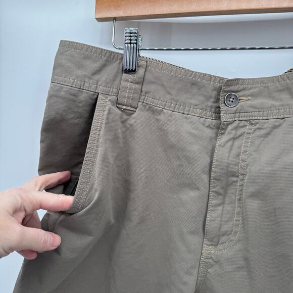 Royal Robbins Pants Mens 34x30 (34x29 ACTUAL) Khaki Green Hiking Chino Gorpcore - Picture 7 of 8